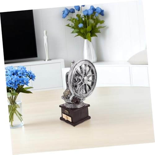 Statuette résine pour machine à café et décoration de table basse moderne - 6