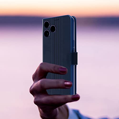 Image of U-Case Compatible with OnePlus Nord Flip Cover | Leather Finish | Inside Pockets & Inbuilt Stand | Shockproof Wallet Style Magnetic Closure Back Cover Case