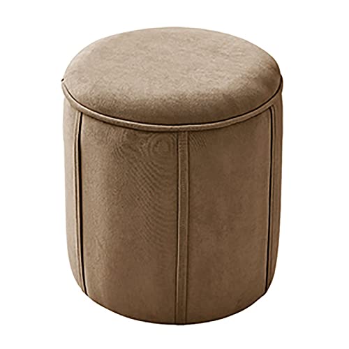 Petit pour salon élégant, ce tabouret en velours sublime l'espace