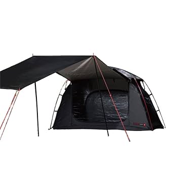 ブラックキャンプテント Amazon.co.jp: BLACKDOG(黒犬) OUTDOOR ワンポールテント