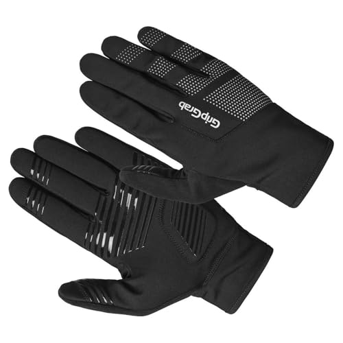 Gants de vélo coupe-vent GripGrab Ride avec paume rembourrée anti-chocs
