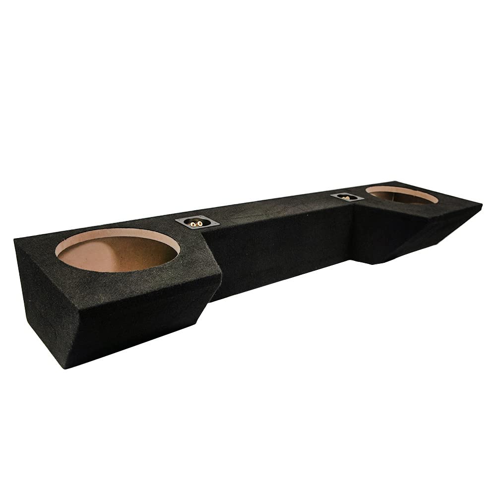 Kicker 43C104 - Caja doble cargada de 10 pulgadas para Dodge Ram Quad Cab