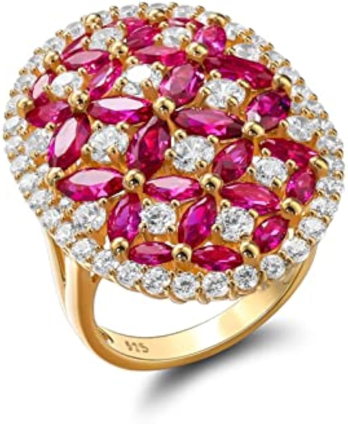 ハイクオリティモデル ナチュラルレッドビッグジェムストーンファッションジュエリー925スターリングシルバーの結婚指輪 オパールリング Sxgdp Us Gem Color Created Ruby Metal Color E ジュエリー 人気メーカー Littleshopp Com