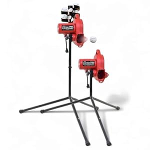 Heater Sports Base Hit Lite Adjustable Baseball Pitching Machine – 45 MPH Pitching Speed, Includes Automatic Ball Feeder, Extremely Accurate | Perfect for Hitting and Fielding Training for All Ages Heater Sports Base Hit Lite Adjustable Baseball Pitching Machine–45 MPH Pitching Speed Includes Automatic Ball Feeder Extremely Accurate Perfect for Hitting and Fielding Training for All Ages