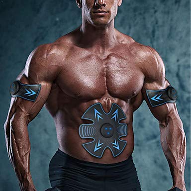 Estimulador de abdominales EMS Abs Trainer Recargable Electrónico Barra de Fuerza Tonificador muscular Tonificación muscular Tummy Fat Burner Ejercicio y Fitness Rutina de ejercicio Culturismo por