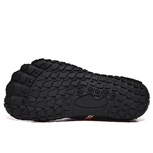 Water Shoes for Boys Girls Kids Quick Dry Barefoot Aqua Socks Beach Outdoor Walking Athletic Sport Shoe for Swimming Surfing Kayaking Hiking Fishing Black Blue Green Rose Red4