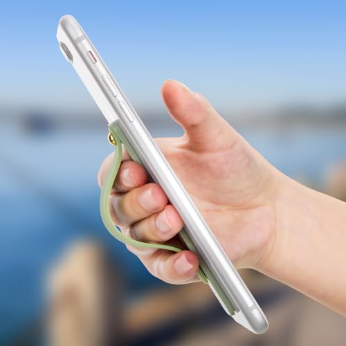 Image of Weewooday 6 Pieces Phone Grip Holder Cell Phone Grip Strap Telescopic Finger Strap Stand Universal Finger Kickstand for Most Smartphones(Bright Color,Fashionable)