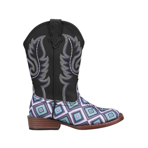 Roper Kids' Glitter Diamonds Western Boot