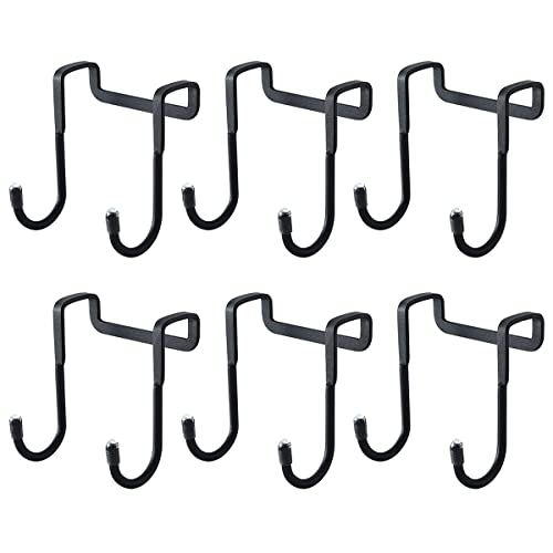 WANGCL 304 stainless steel Double S Shaped Cabinet Drawer Hanger Hook Durable Metal Heavy Duty Hooks for Kitchen Closet Bathroom Drawer Wardrobe Door (6 Pieces)