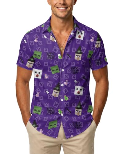 Image of 99TIMORO Fathers Movie Hawaiian Shirt for Men, Characters Button Down Short Sleeve Top, Summer Beach Gifts