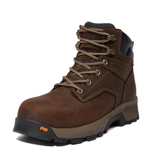 Timberland PRO Timberland PRO Men's TiTAN EV 6 Inch Composite Safety Toe Industrial Work Boot, Brown-2024 NEW, 10.5 M US