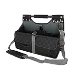 高儀(Takagi) TAKAGI ICHIMATSU パイプツールバッグ 工具収納 ブラック 400×310×70mm 出し入れしやすい フルオープンタイプ 手が痛くなりにくい ICB-8