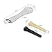 NON-SQUARE 24 PCS Plastic Acoustic Guitar Bridge Pins Pegs with Bridge Pin Puller Remover, Ivory & Black.