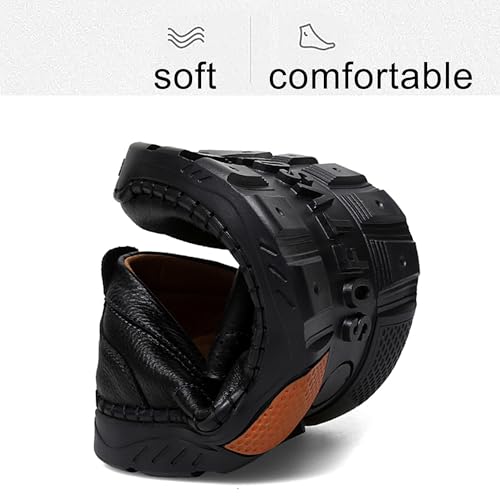 Mens Casual Loafers Shoes Sneakers Slip-on Fashion Walking Shoes Business Breathable Ofice Work Driving Dress Shoes2