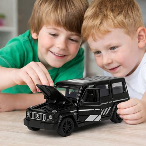 Image of Diecast Metal Car Toy for Kids 1:36 Scale Model | Pull Back Action with Light & Sound | Openable Doors | Alloy Model Car for Kids | Collectible Toy Car Gift for Boys & Adults
