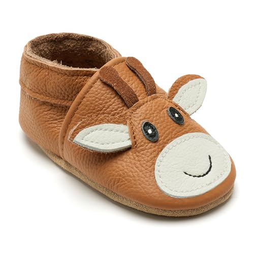 IceUnicorn Krabbelschuhe Baby Jungen Mädchen Lauflernschuhe Baby Weicher...