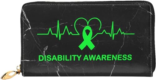 Disability Awareness Heartbeat Wallet Card Bag