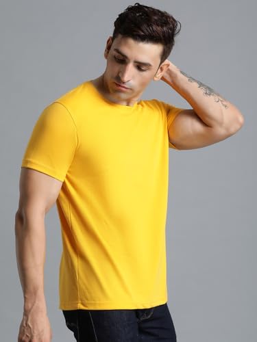 Image of hummel Cam Men's Cotton Round Neck Half Sleeve T-Shirt