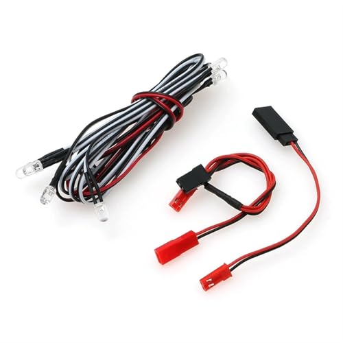 Kit De Luces De Accesorios De Luz De Coche RC de alta potencia con cables reforzados
