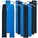 ibasenice Flute Storage Bag 10 Pack Soft Drawstring Pouch for Soprano Recorder Clarinet Harmonica and Drumstick Carrying Case 14.56X2.36X0.11In