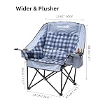 Oversized Padded Adults XL Soft Comfy Camping Chair - Image 2