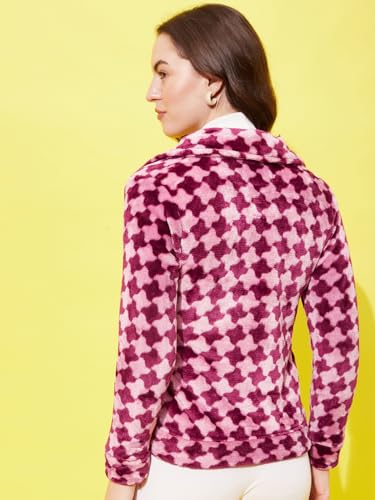Image of Modeve Floral Printed Stand Collar Lightweight Tailored Jacket
