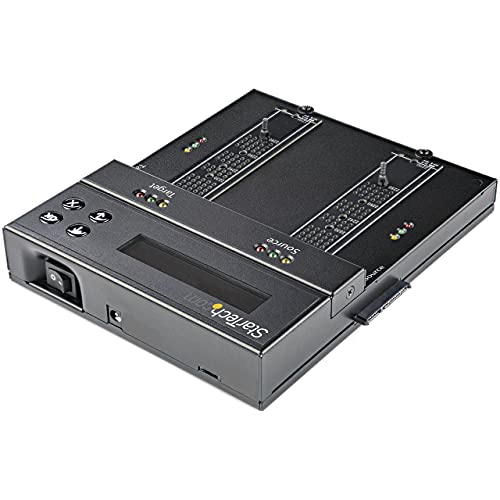 Image of StarTech.com Standalone Dual Bay M.2 SSD /HDD Duplicator + USB Flash Drive Duplicator /Cloner /Eraser