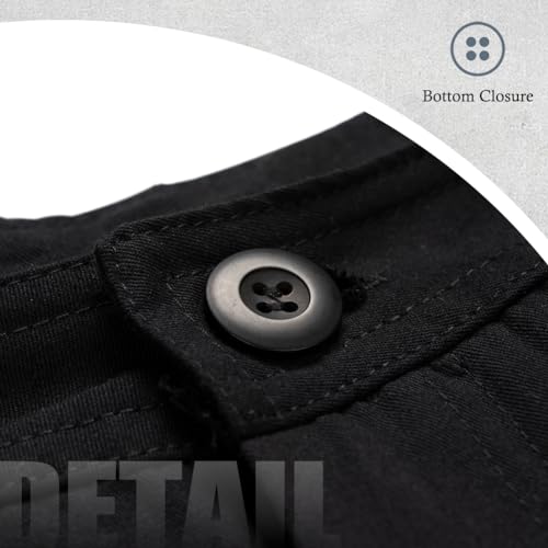 TOLOER Men's Cotton Cargo Pant Outdoor Sport Pants Multi-Pocket Casual Loose Fit3