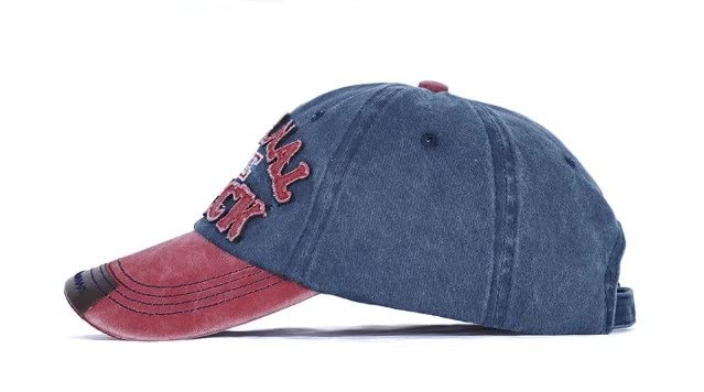 Image of Baseball Denim Adjustable Cap Sports Summer Outdoor Activities Cap for Men and Women