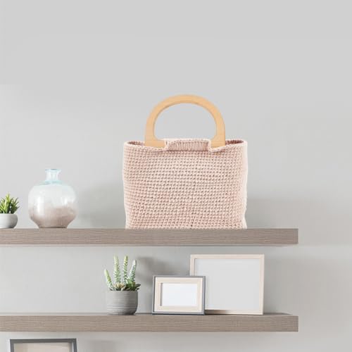 FREEBLOSS Complete Crochet Set Crochet Bag Starter Kit with Step by Step Guide Crochet Bag Kit with Crochet Bag Base Knitting Kit for Adults Crochet Gift - Image 4