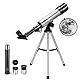 Astronomisches Teleskop für Kinder, Uverbon Teleskop für Astronomie, Teleskop Zoom 90 x HD, räumlich, Monokular, für den Außenbereich, mit verstellbarem Stativ für Kinder, Erwachsene, Anfänger