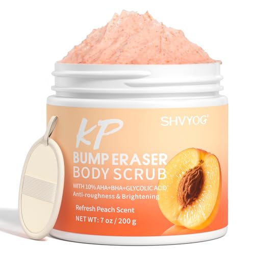 Exfoliante Corporal Kp Bump Eraser con áCido GlicóLico y áCido SalicíLico, Exfoliante Corporal Para Piel de Gallina, Reduce los Granitos de la Piel, Calma el Enrojecimiento áSpero y el Vello Encarnado