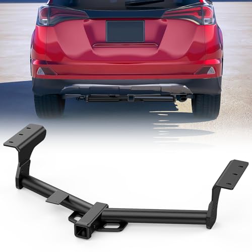 Image of Nilight Class 3 Trailer Hitch 2 Inch Receiver Tow Hitch Compatible with 2006-2018 Toyota RAV4 Black Powder Coated