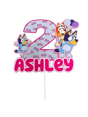 Custom Cake topper blue