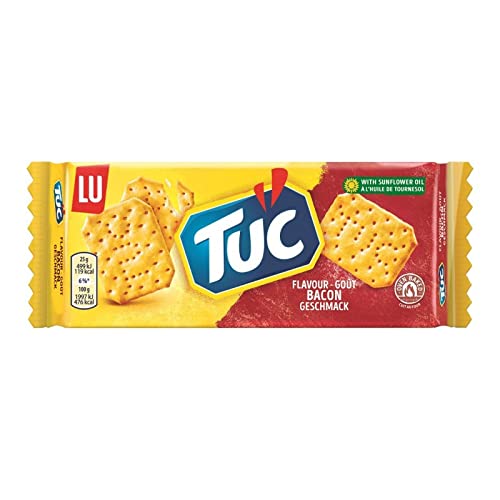 LU - Tuc Crackers Bacon 100G - Lot De 4