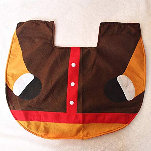 KIRALOVE Weihnachtstoilettenwasserabdeckung - Weihnachten - badezimmerlos - Teppich - toilettenabdeckung - 3 stücke - beige - braun - rote Farbe - weihnachtsbadezimmerdekoration – Bild 7