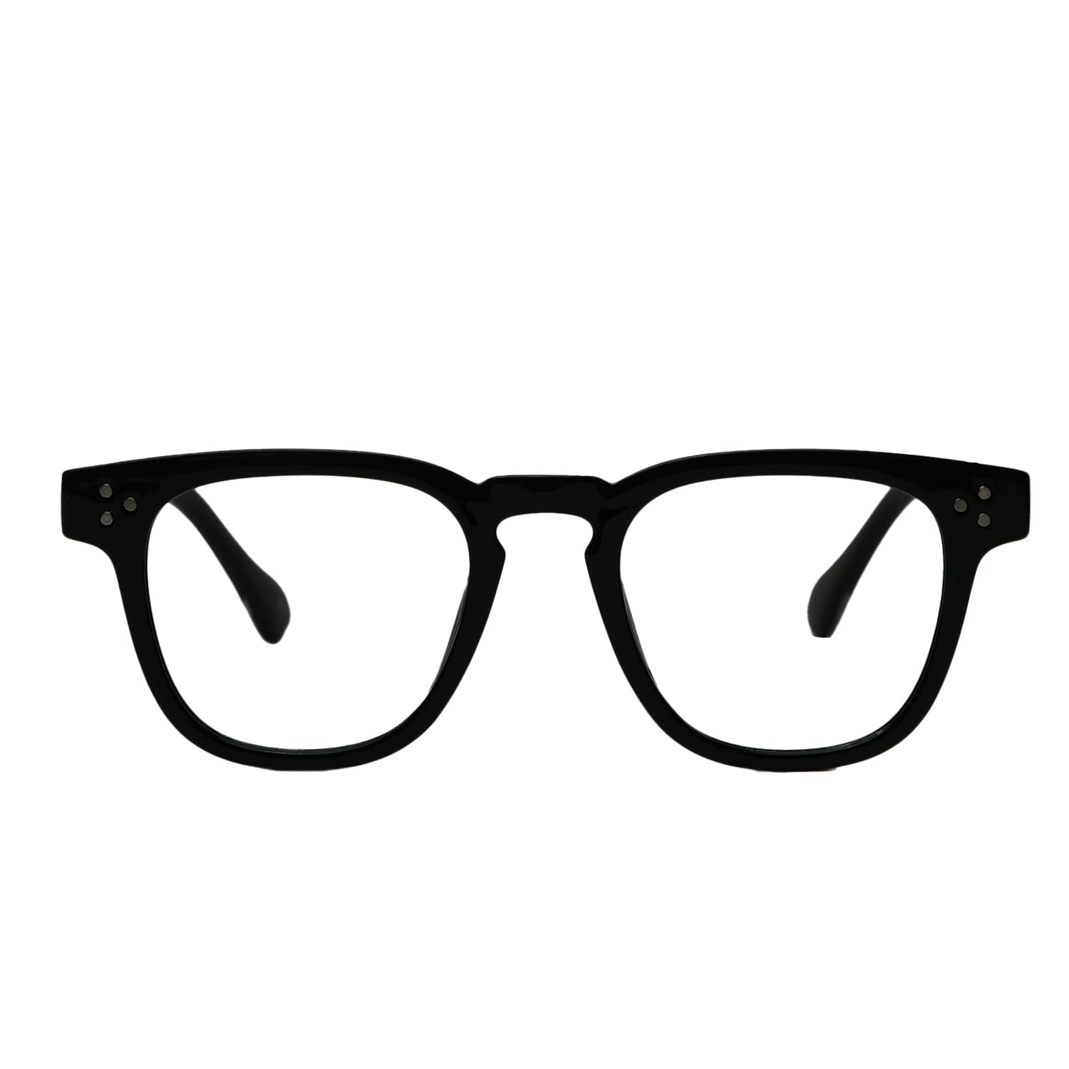3Plus EYEWEARZero Power Comfortable-Lightweight Glasses and Specs for Men & Women | Stylish Rim Square Frames | UV Protection Specs