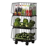 Amazon.co.jp: SHUUL ワイヤーバスケット | パントリー キャビネットの