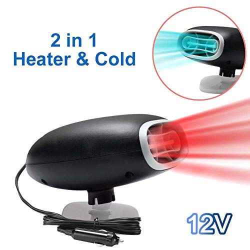 Car Heater 12V, Portable Auto Electronic Heater Fan Fast Heating Defrost 150W Car
