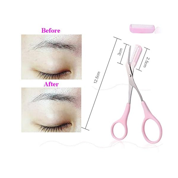 Eye-Makeup-Tool-Kit-for-Women-Cat-Eyeliner-Stencil-24-Shapes-Eyebrow-StencilEyebrow-Trimmer-Scissors-With-Comb-Hair-Remover-Beauty-Tools Eye Makeup Tool Kit for Women Cat Eyeliner Stencil / 24 Shapes Eyebrow Stencil/Eyebrow Trimmer Scissors With Comb Hair…