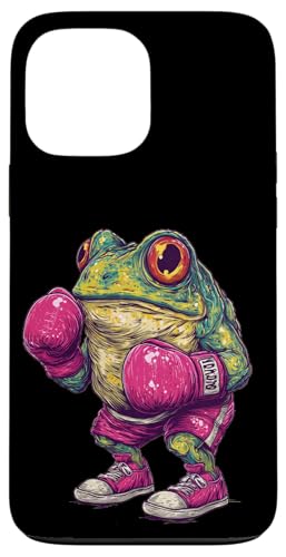 �{�N�V���O���D�Ƃ̂��߂̃O���[�u�t���X�|�[�e�B�ȃJ�G�� �X�}�z�P�[�X iPhone 13 Pro Max �p