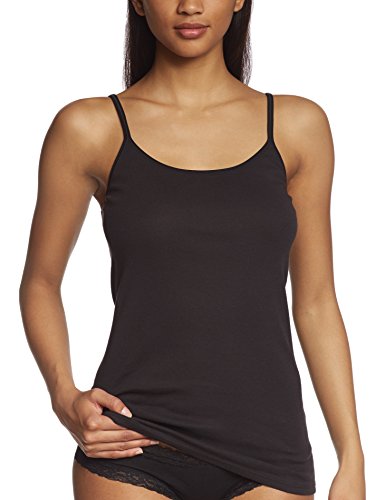 Triumph Katia Basics Shirt01 (1PL35), Camiseta tirantes Mujer, Negro (Black 004), 40 (Talla fabricante: 38)