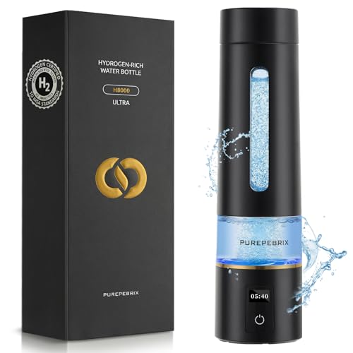PUREPEBRIX Hydrogen Water Bottle