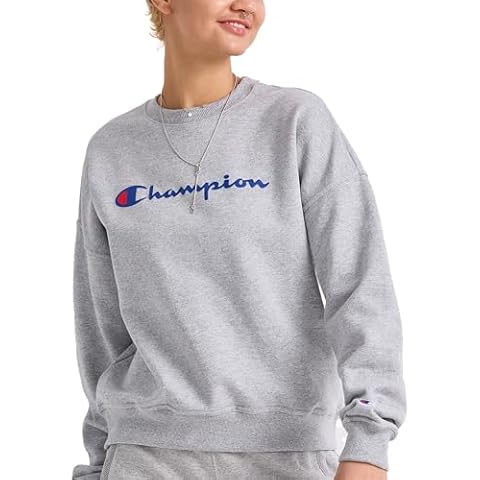 Champion Women's Powerblend Fleece Crewneck Sweatshirt Cover