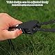 4 Stück 4 mm Verstellbarer Seil Ratsche, 5 m Abspannseile mit seilspanner, Einstellbare Ratchet Hanger, Zeltschnur, Reflektierende Abspannseile für Sonnensegel Markisen Plane Wandermarkise Picknicks