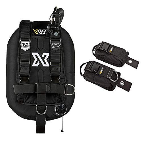 xdeep ZEOS Deluxe Single Tank Scuba Diving BCD (38lbs/17kg Lift Wing, Stainless Steel Backplate - No Weight Pockets)