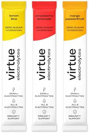 Virtue Zero Sugar Hydration Electrolytes - Variety Pack (12 Pack)