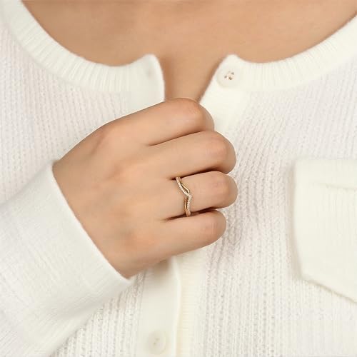 10K/14K/18K Solid Gold Moissanite Wedding Bands for Women Half Eternity Moissanite Stackable Rings Stacking Bridal Rings Free Engraving2