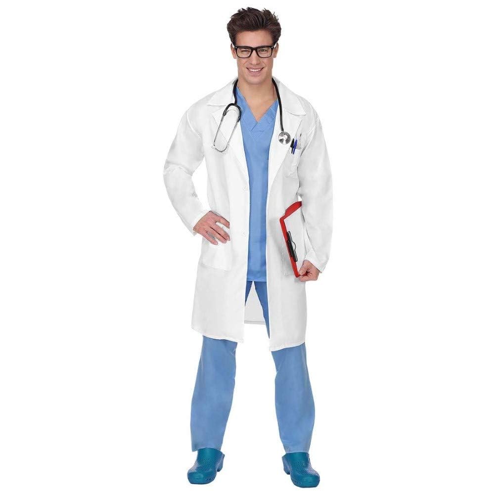 WIDMANN - Doctor/Coat, Doctor, Professor, Surgeon, Medic, Fancy Dress Costumes, Blue/White