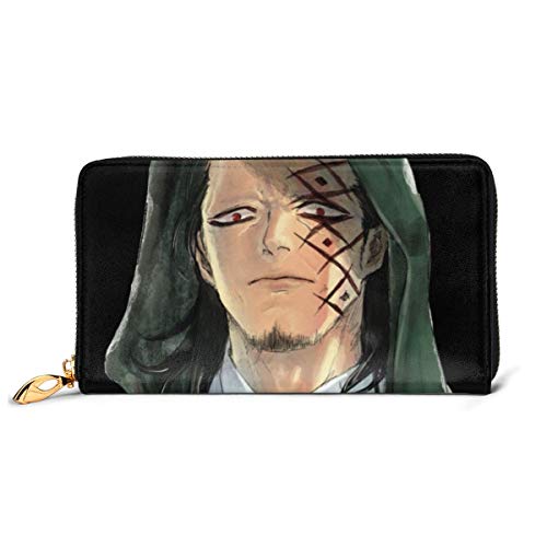 Preisvergleich Produktbild Einteilige Leder-Geldbörse, Retro-Look, Reißverschlüsse, stilvoll, individuell, tragbar, sportlich